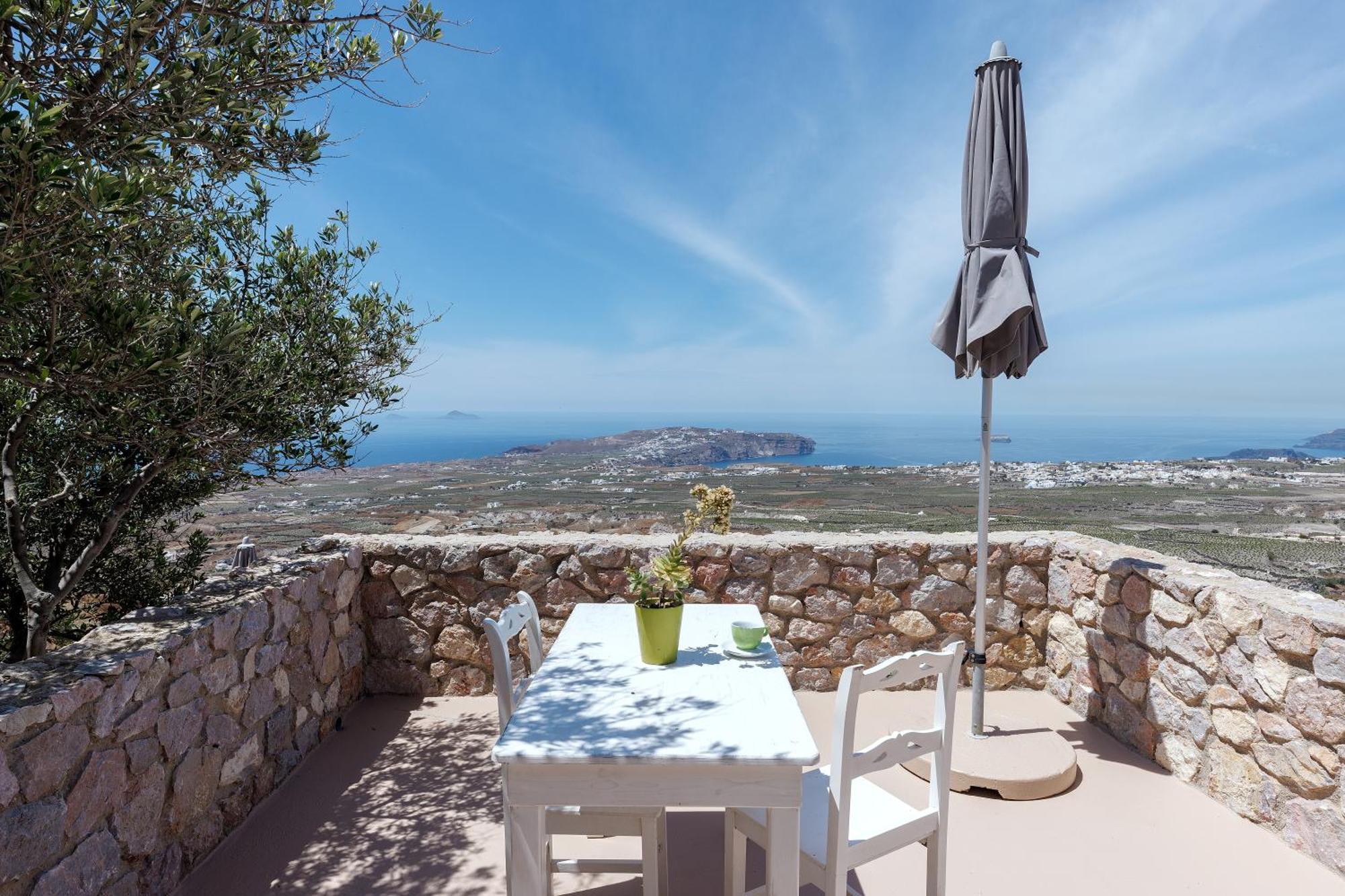 Zatrikion Santorini Villas Pyrgos Kallistis Bagian luar foto