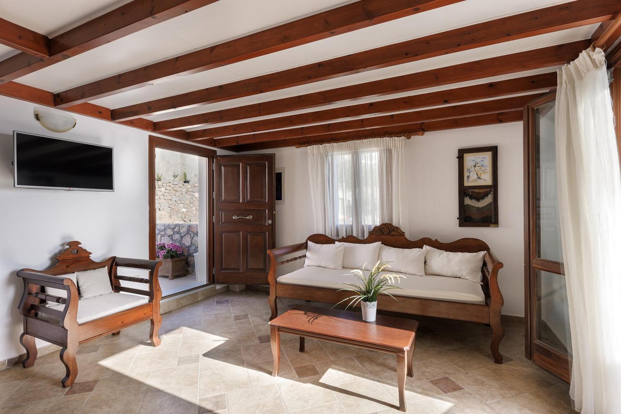 Zatrikion Santorini Villas Pyrgos Kallistis Bagian luar foto