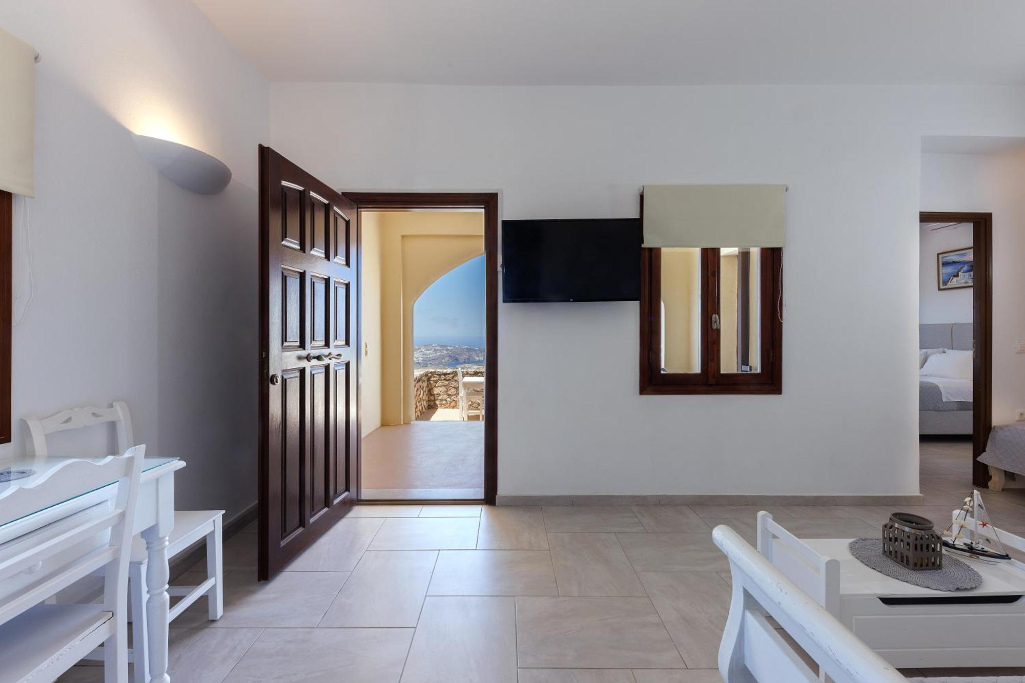 Zatrikion Santorini Villas Pyrgos Kallistis Bagian luar foto