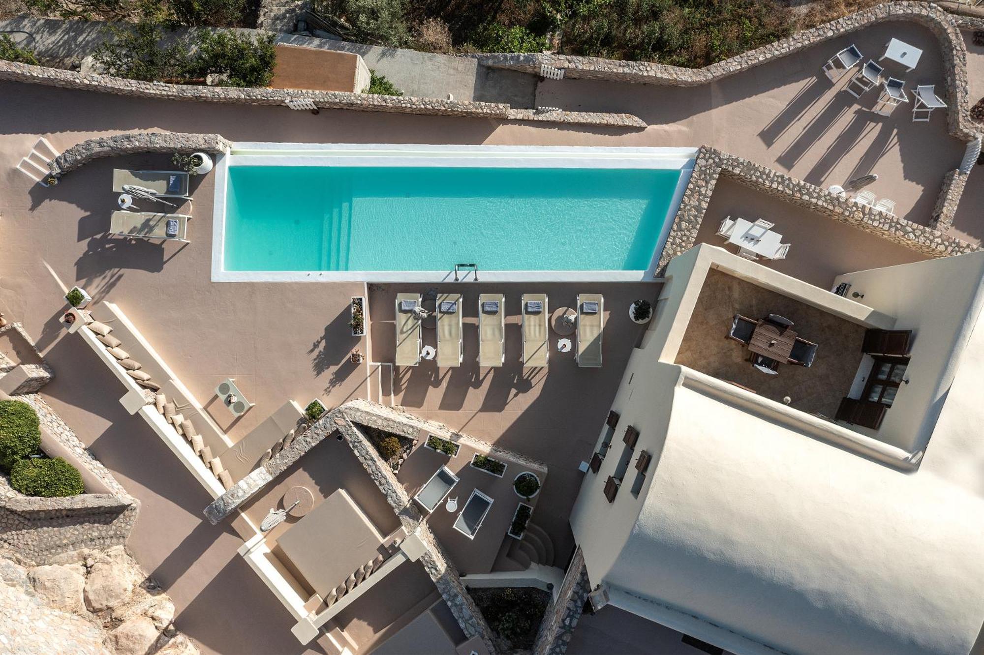 Zatrikion Santorini Villas Pyrgos Kallistis Bagian luar foto