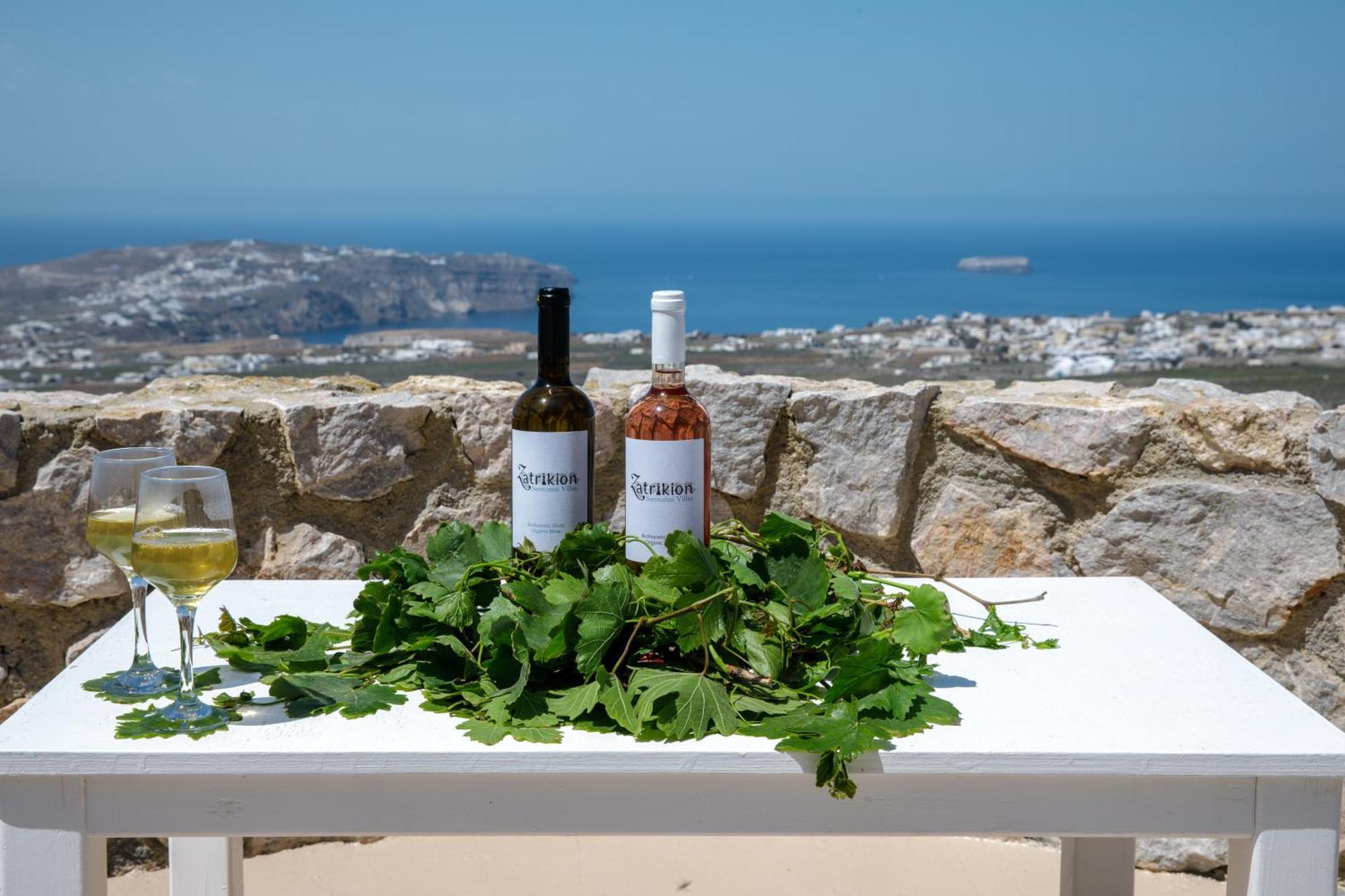 Zatrikion Santorini Villas Pyrgos Kallistis Bagian luar foto