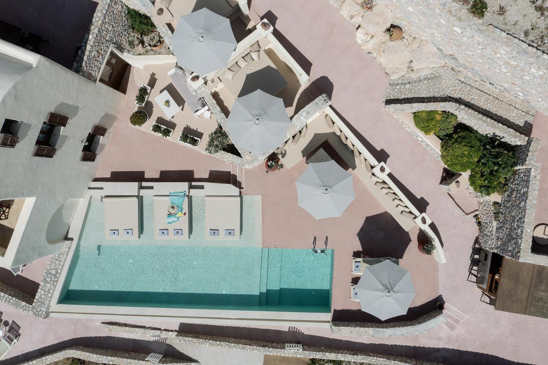Zatrikion Santorini Villas Pyrgos Kallistis Bagian luar foto