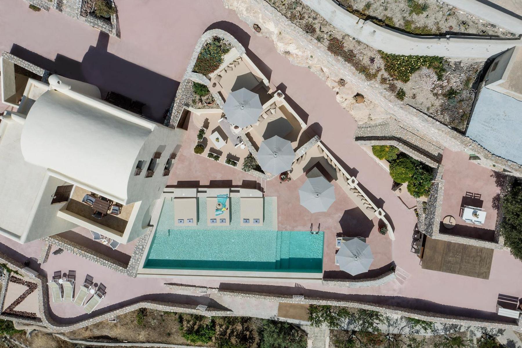 Zatrikion Santorini Villas Pyrgos Kallistis Bagian luar foto